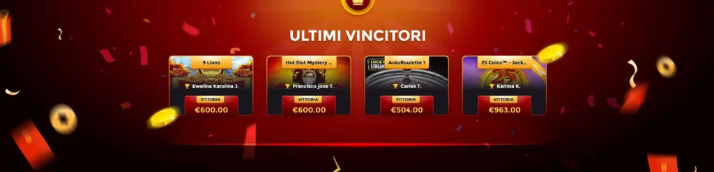 Bonus alle slot UNIQUE CASINO